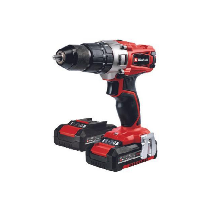 Einhell | Cordless Impact Drill TE-CD 18/2 Li-I + 64Pc Accessory Set + 2X2.0Ah