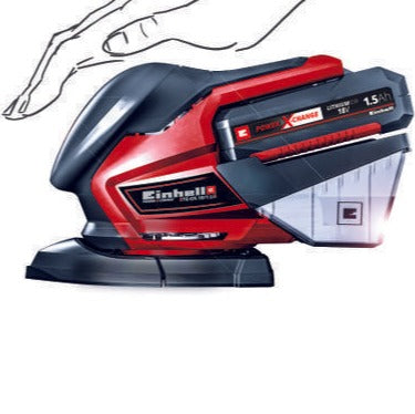 Einhell | Cordless Multi Sander TE-OS 18/150 Li + FREE 2,5Ah Starter Kit - BPM Toolcraft