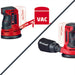 Einhell | Cordless Random Orbital Sander TE-RS 18 Li Tool Only - BPM Toolcraft