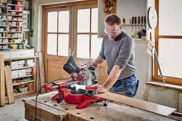 Einhell | Sliding Compound Mitre Saw 216mm TC-SM 216 - BPM Toolcraft