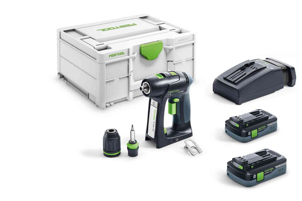 Festool | Cordless drill C 18 HPC 4,0 I-Plus