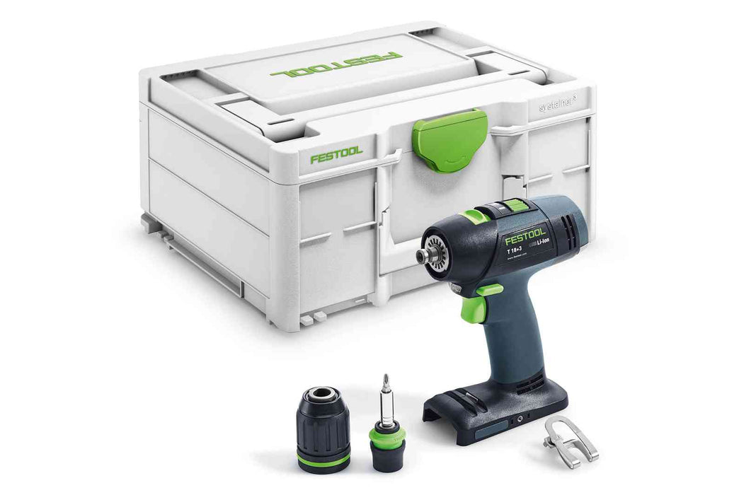 Festool | Cordless Drill T18+3-Basic - BPM Toolcraft