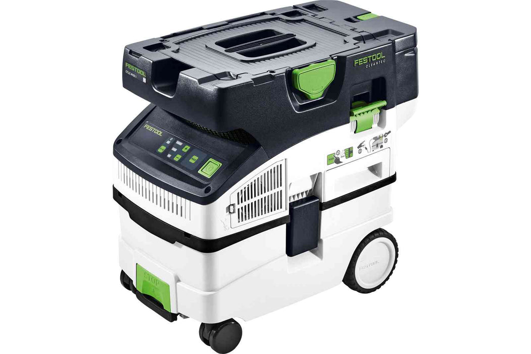 Festool | Cordless mobile dust extractor Cleantec CTLC MIDI Basic + 2x FREE 18V 3,1Ah Battery packs