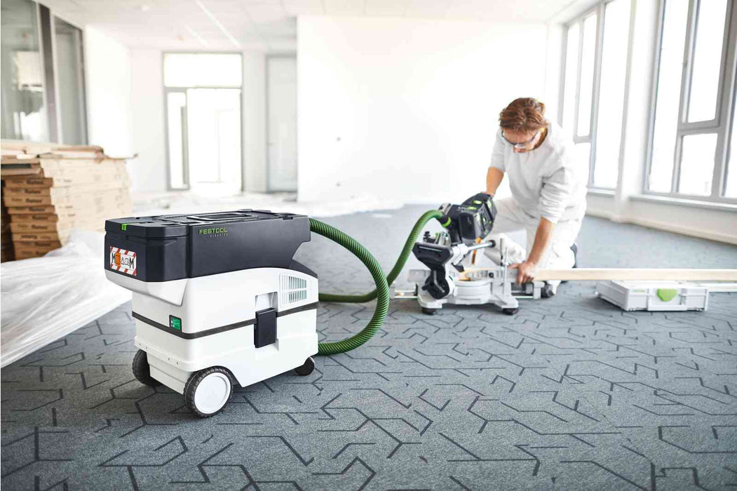 Festool | Cordless mobile dust extractor Cleantec CTLC MIDI Basic + 2x FREE 18V 3,1Ah Battery packs