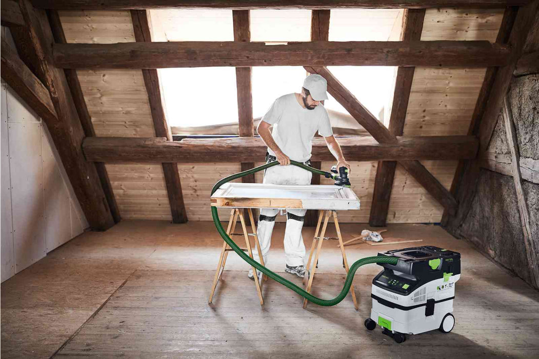 Festool | Cordless mobile dust extractor Cleantec CTLC MIDI Basic + 2x FREE 18V 3,1Ah Battery packs