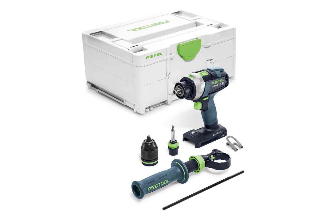 Festool | Cordless percussion drill QUADRIVE TPC 18/4 I-Basic