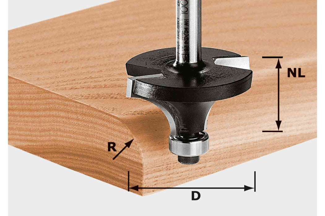 Festool | Roundover cutter HW S8 D22,7/R5 KL