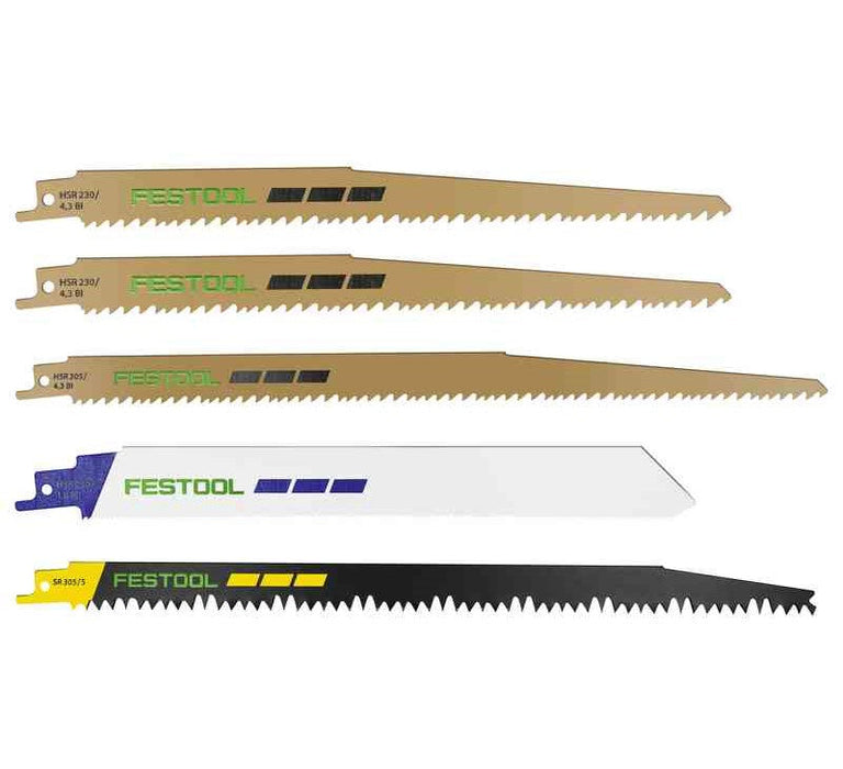 Festool | Sabre saw blade set RS-Sort/5