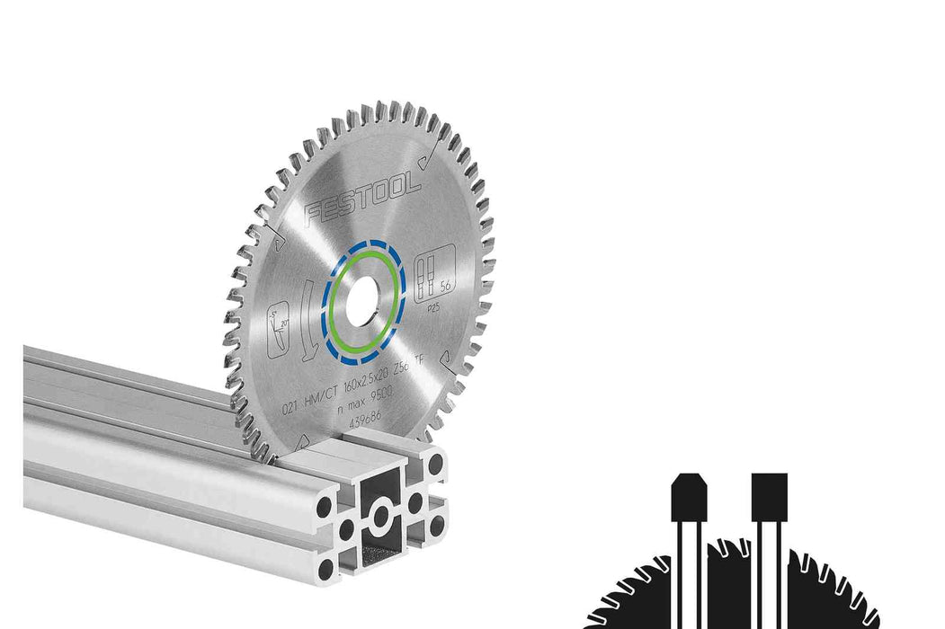 Festool | Saw blade HW 210x2,4x30 TF72 ALUMINIUM/PLASTICS