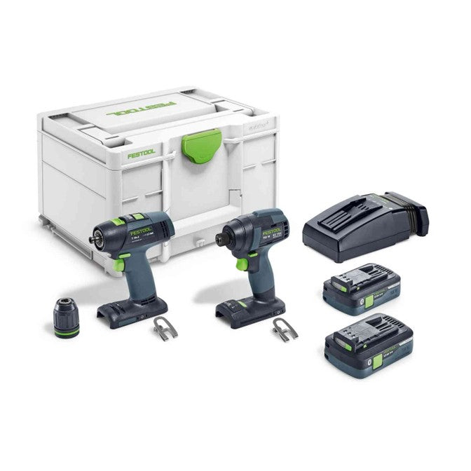 Festool | Screw & drill set TID 18 C3 1 Set T18