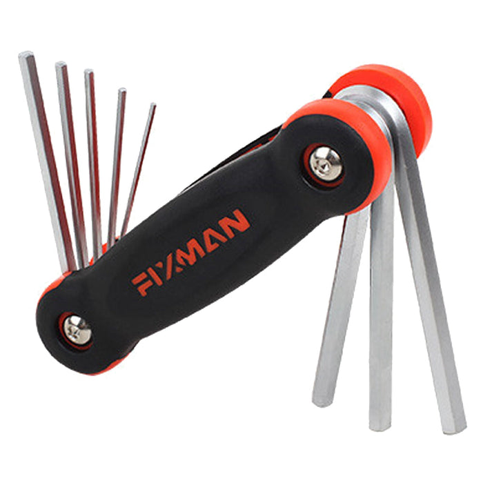 Fixman | Hex Key Wrench Set 9Pce (H5/64-H3/32-H1/8-H9/64-H5/32-H3/16-H7/