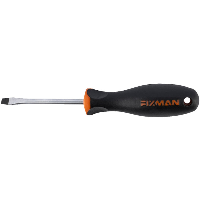 Fixman | Screwdriver Slotted 5.5X1X75mm CrV Ergonomic Handle