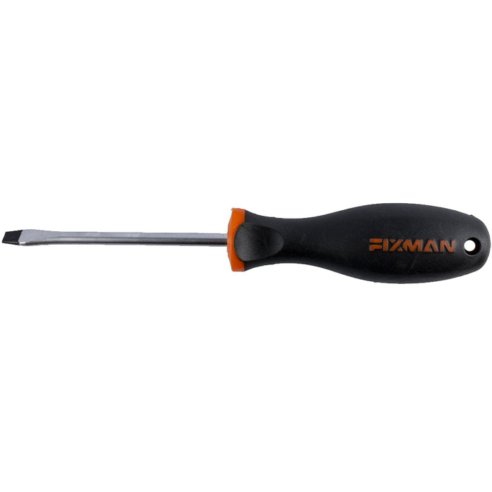 Fixman | Screwdriver Slotted 6.5X1.2X100mm CrV Ergonomic Handle