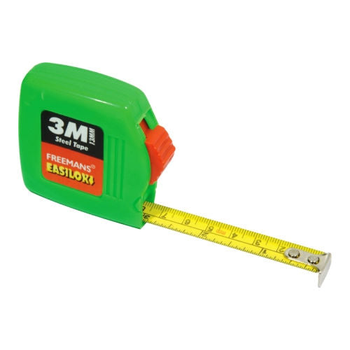 Freeman | Tape Measure D/P Green 3m X 13mm Imperial/Metric