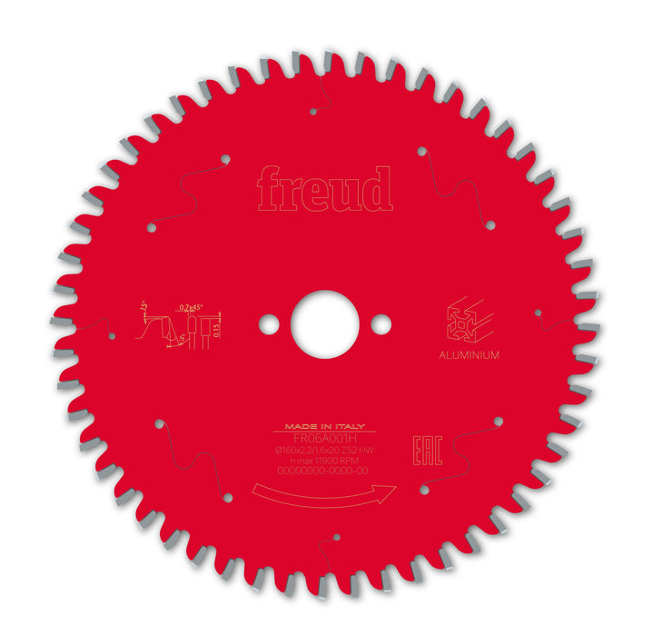 Freud | Saw Blade 160X20mm 52T Aluminium