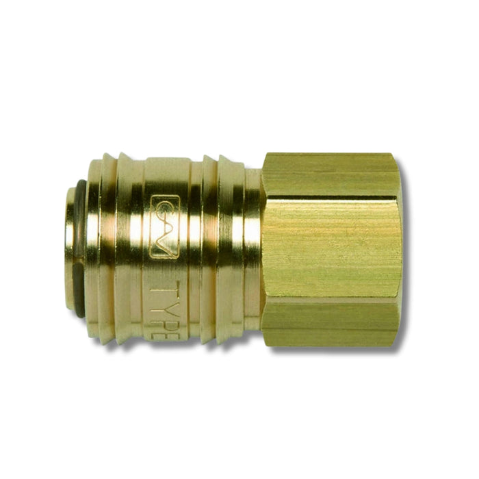 GAV | Quick Coupler Brass 1/4"F