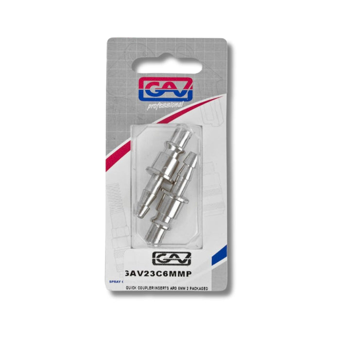 GAV | Quick Coupler/Inserts Aro 6mm 2 Packaged