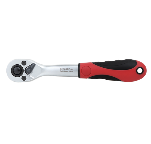 Gedore red | Ratchet Reversible 1/4" Cranked Length 145mm