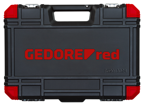 Gedore red | Socket Set 1/2" 10-32mm+Bits 24Pc