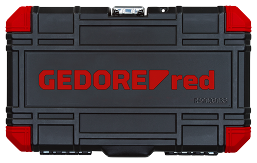 Gedore red | Socket Set 1/4" 4-13mm+Bits 33Pc