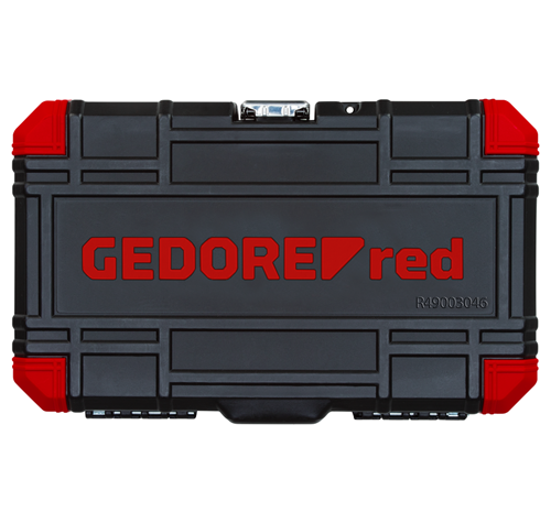 Gedore red | Socket Set 1/4" 4-14mm+Bits 46Pc