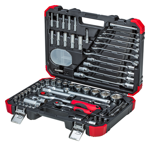 Gedore red | Socket Set 1/4"+1/2" 92Pc