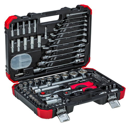 Gedore red | Socket Set 1/4"+1/2" 92Pc