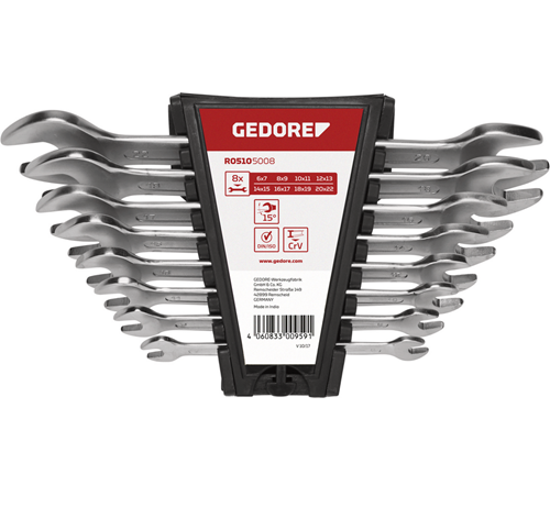 Gedore red | Spanner Double Open End Set 8Pc