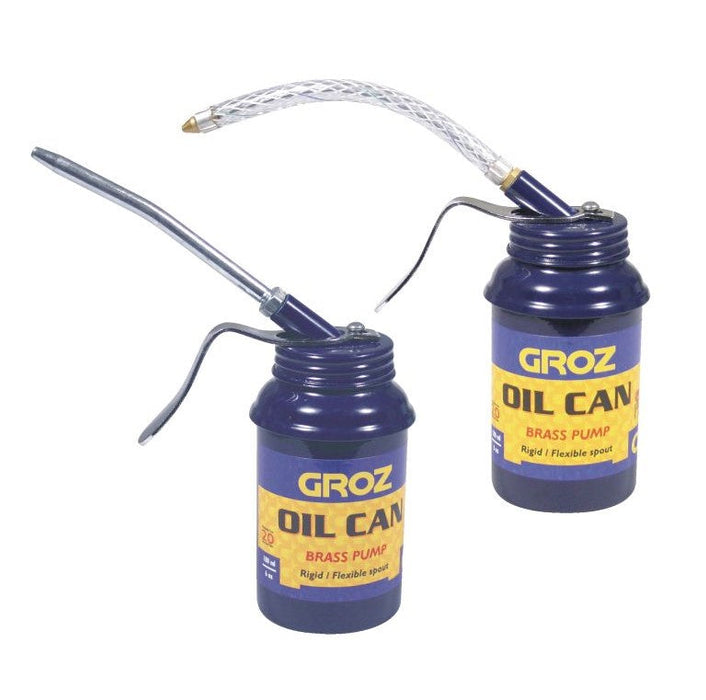 Groz | Oil Can 180ml Pistol Grip Flexible Spout M15/Rbf