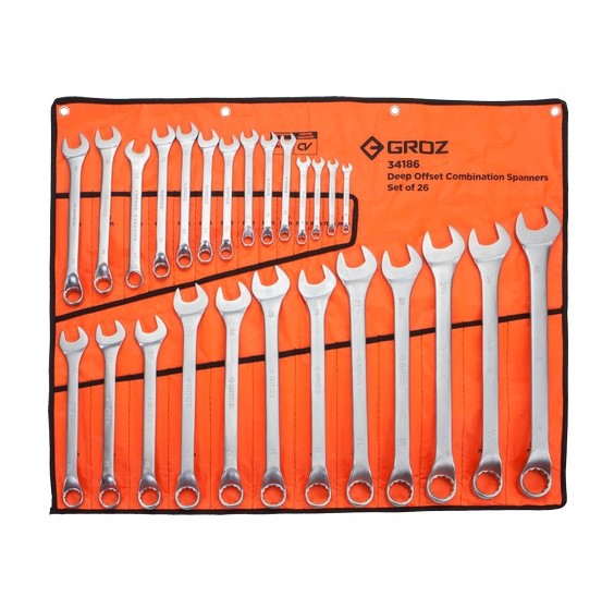 Groz | Spanner Combination Set 6-32mm 26Pc