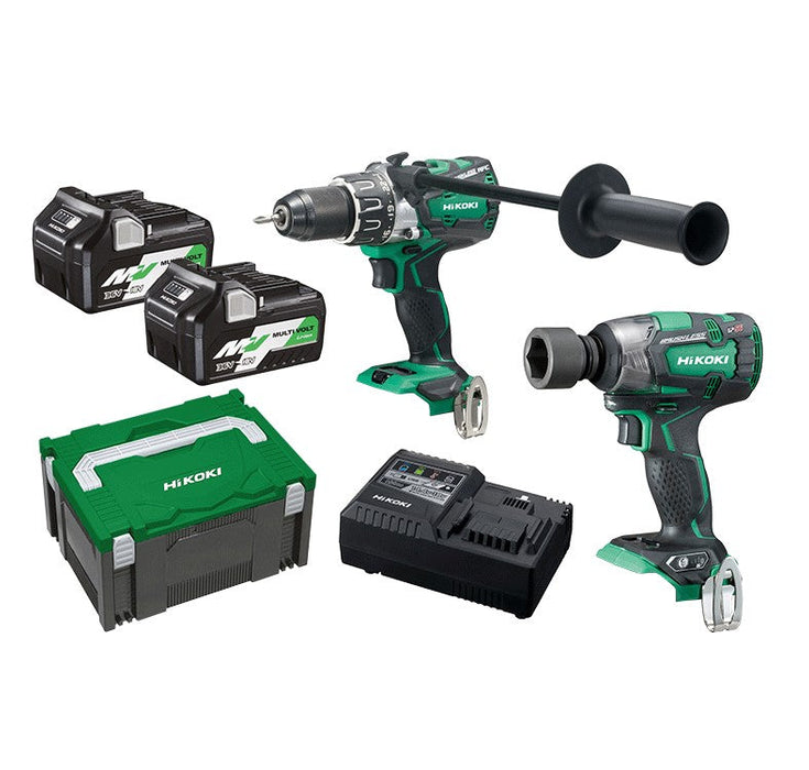 Hikoki | Drill Impact+Wrench Kit 18V Set