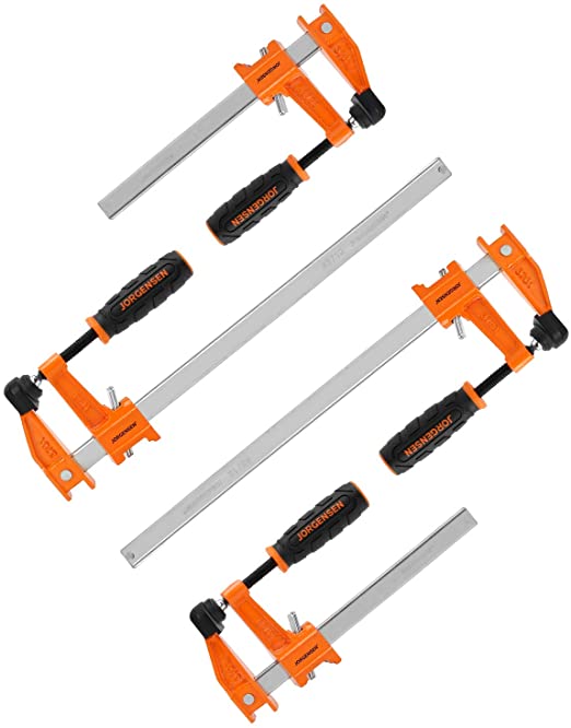 Jorgensen | Bar Clamp Medium Duty Steel 4Pc Set 2 X 150mm & 2 X 305mm (Online Only) - BPM Toolcraft