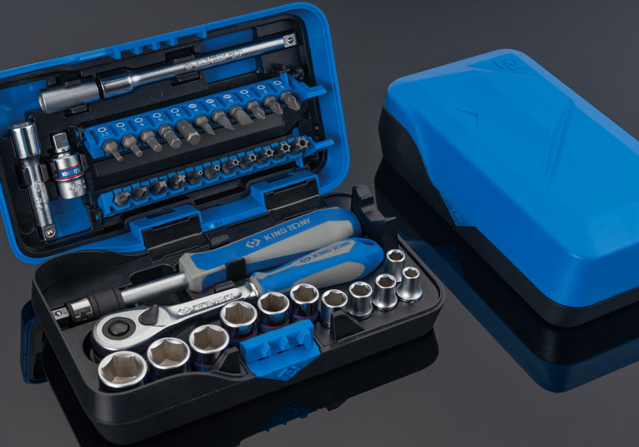 King Tony | Socket Set Combination 1/4" 39Pc