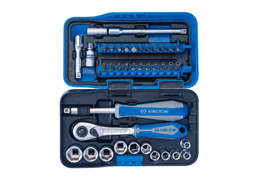 King Tony | Socket Set Combination 1/4" 39Pc