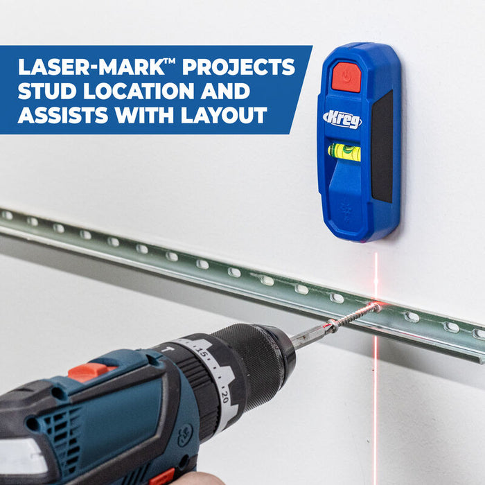 Kreg | Magnetic Stud Finder with Laser-Mark