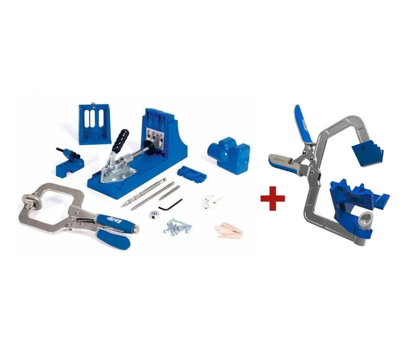 Kreg | Pocket-Hole Jig® K4 Master System Kit + 90º Corner Clamp