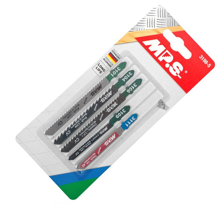 MPS | Jigsaw Blade Set T-Shank 5Pk