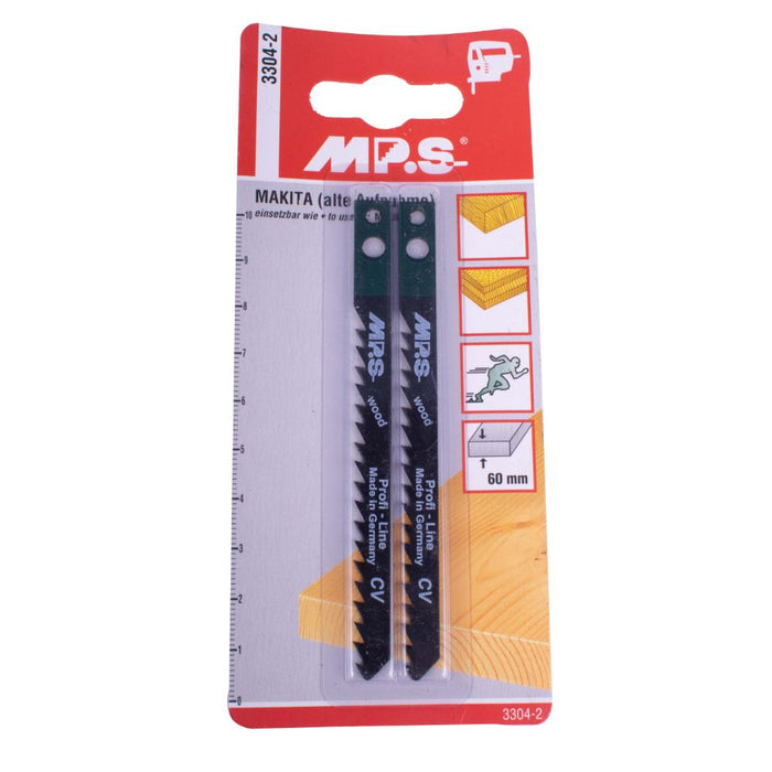 MPS | Jigsaw Blade Wood Makita-Shank 100mm 6tpi 2Pk