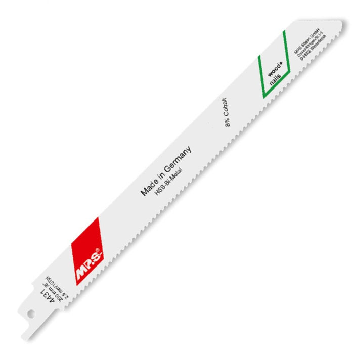 MPS | Sabre Saw Blade Metal 10tpi 200 X 180mm 2Pk