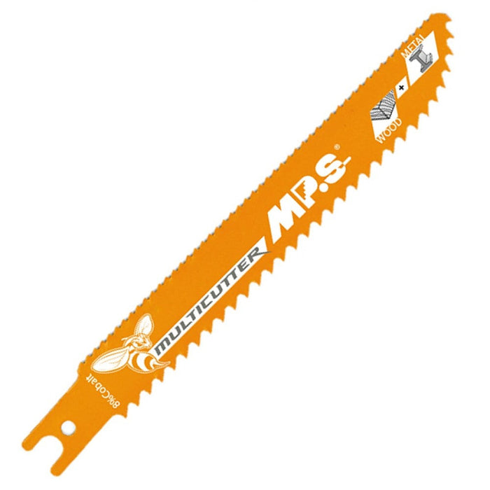 MPS | Sabre Saw Blade Softwood 150mm Multicutter U-Shank 6 & 10tpi 2Pk