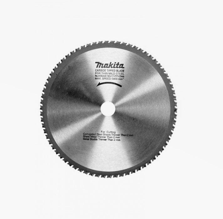 Makita | Circular Saw Blade 185 x 20mm x 70T for Metal Cutting A-86446