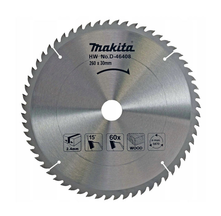 Makita | Circular Saw Blade 260 X 30mm X 40T for LS1018L