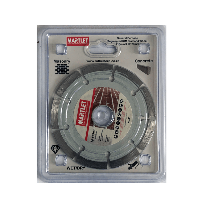 Martlet | Segmented Diamond Blade 115mm