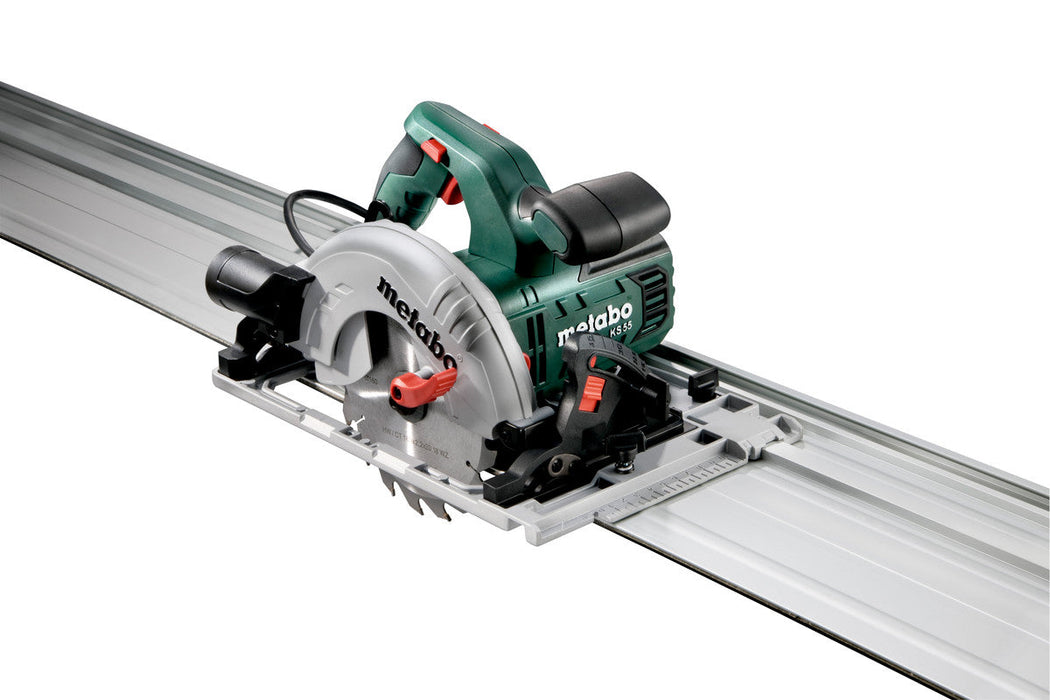 Metabo Circular Saw KS 55 FS with Guide Rail BPM Toolcraft