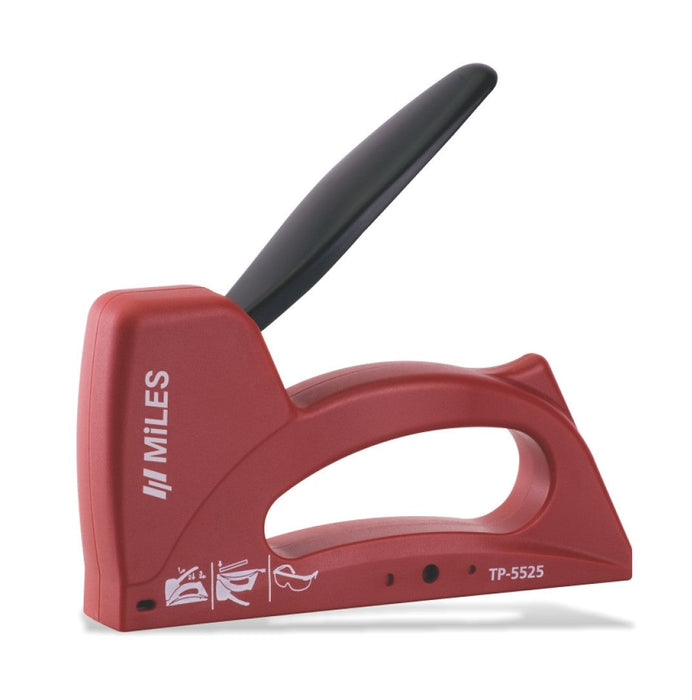 Miles | Staple Gun ABS Body Metal Handle 22G 6-10mm JT21 Staples Reload Ind.