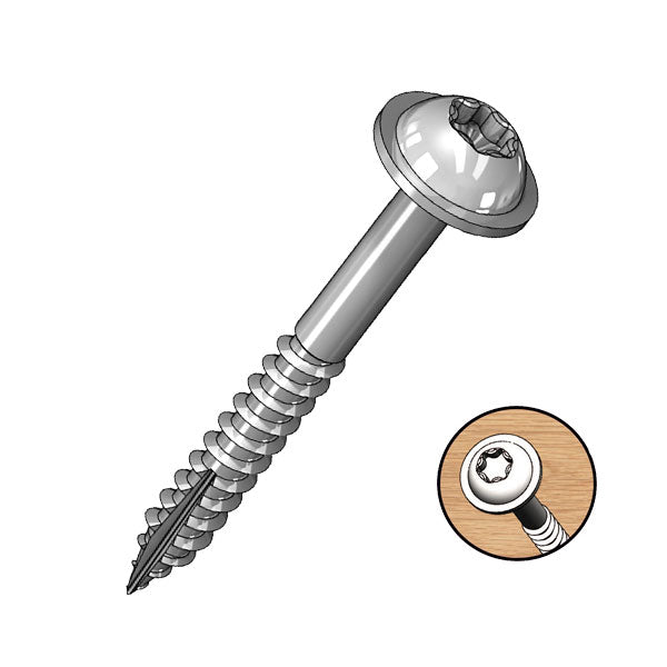 Milescraft | 1,25" Pocket Screws (Fine) 1000Pc (Online Only) - BPM Toolcraft