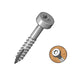 Milescraft | Pocket Screws Coarse 1" 100Pc 25mm Zinc Coated - BPM Toolcraft