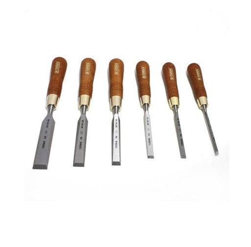 Narex Tool Narex | Set of Bevel Edge Chisels PREMIUM 8532 00 in Wooden Box 6Pc-Bevel Edge Chisel Set- BPM Toolcraft