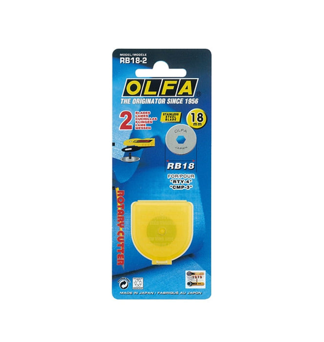 Olfa | Blades Rotary RB18-2 2Pk 18mm