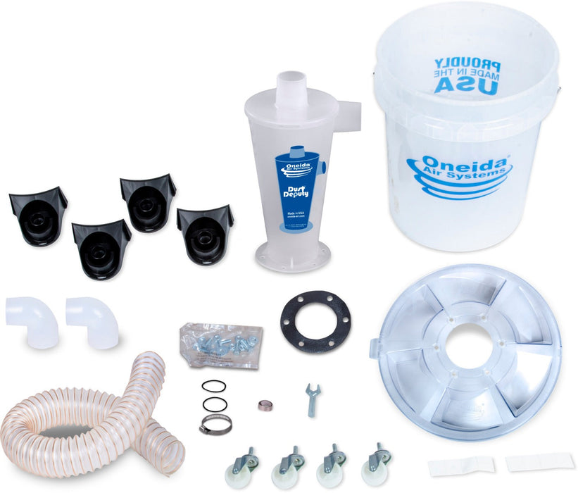 Oneida Air Systems | Dust Deputy Deluxe All Clear Cyclone Separator Kit